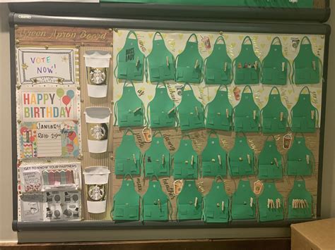 I made a green apron board for my store! It took a few .